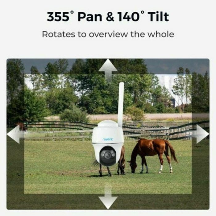 Reolink REO6976930221362 Cámara exterior con panel solar - Color blanco 4