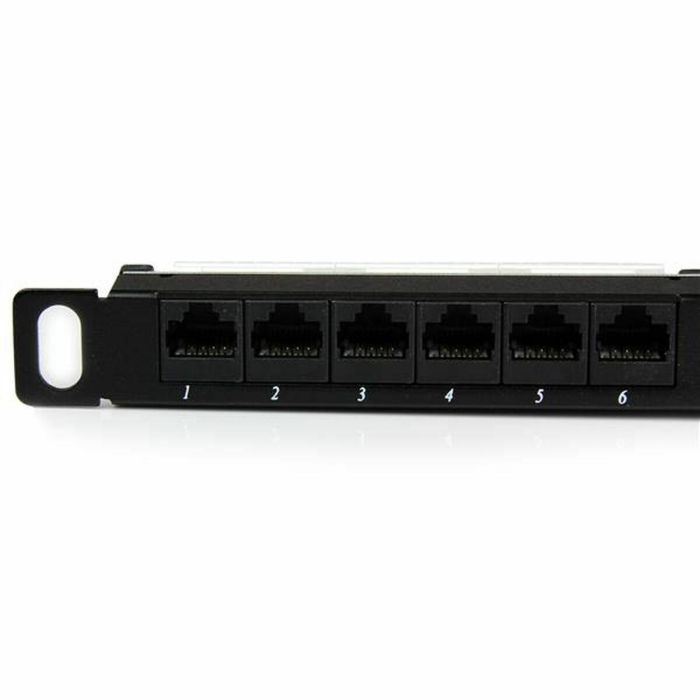 Patch Panel 24 Puertos UTP Categoría 5e Startech PANELHU24 Patch Panel 24 Puertos UTP Categoría 5e Startech PANELHU24