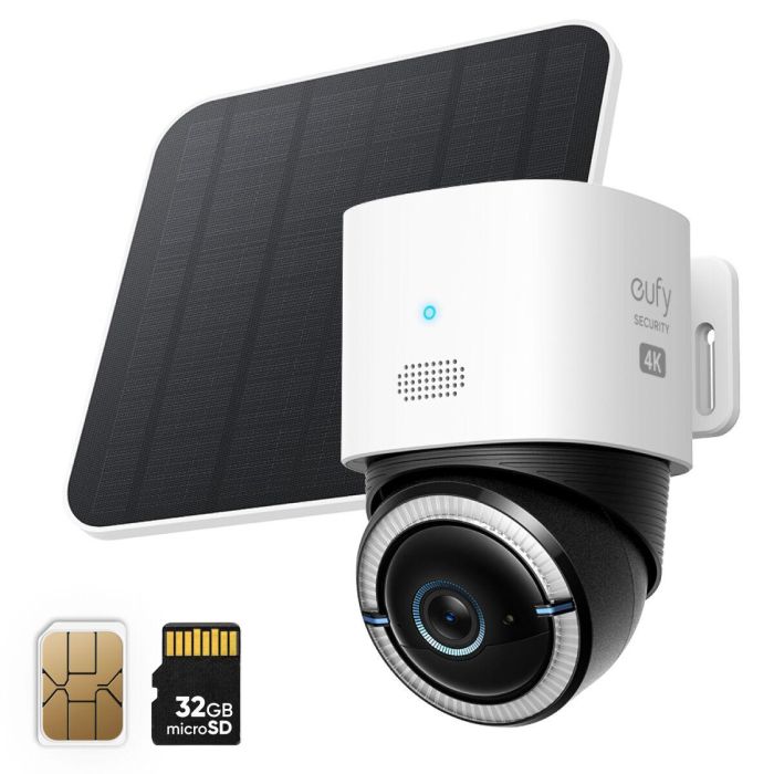 Eufy 4G LTE Cam S330 Bullet (shape) Cámara de seguridad IP Exterior 3840 x 2160 Pixeles Techo/Pared/Poste 40 Eufy 4G LTE Cam S330 Bullet (shape) Cámara de seguridad IP Exterior 3840 x 2160 Pixeles Techo/Pared/Poste 40
