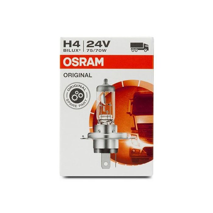 Halogen Osram Orginal 64196 P43T 24 V 75-70 W H4 OS64196 3 Halogen Osram Orginal 64196 P43T 24 V 75-70 W H4 OS64196 3