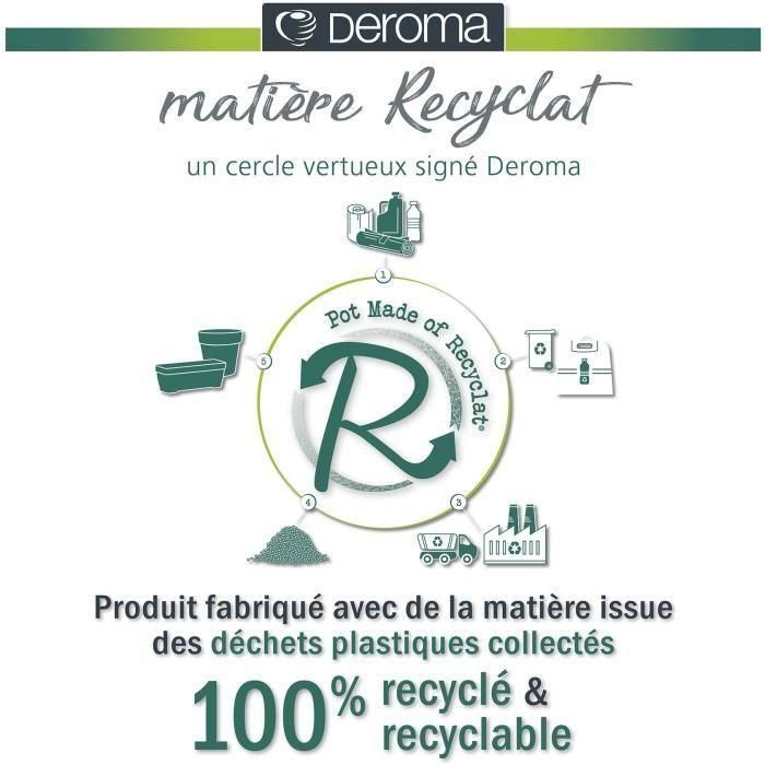 Deroma 9E95ZSZ237 Maceta Vaso Save R 58L 48cm Blanca 2