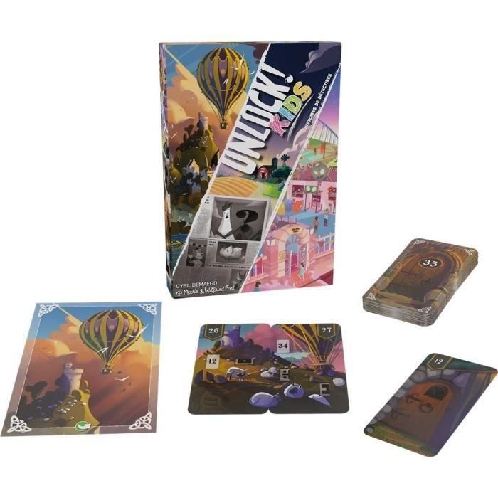 ¡Desbloquear! Niños- Asmodee - Juego de mesa - Juego de niños - Juego cooperativo - Juego de escape 1 ¡Desbloquear! Niños- Asmodee - Juego de mesa - Juego de niños - Juego cooperativo - Juego de escape 1