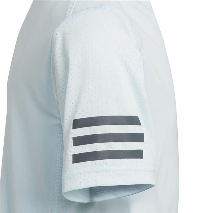 Camiseta de Manga Corta Infantil Adidas Club Tennis 3 bandas Blanco 1 Camiseta de Manga Corta Infantil Adidas Club Tennis 3 bandas Blanco 1