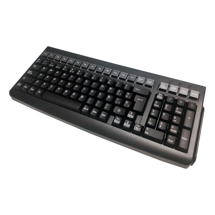 Mustek MKB-800M Teclado Universal Alámbrico USB Español Negro con Interruptor de Membrana y 101 Teclas 3