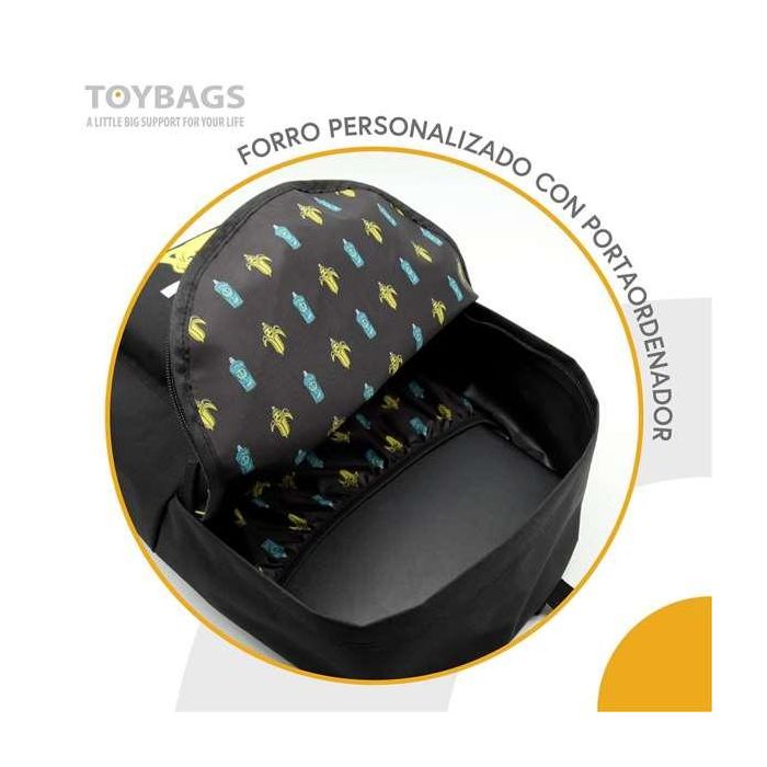 Mochila fortnite crazy banana 41 x 31 x 13.5 cm. 4 Mochila fortnite crazy banana 41 x 31 x 13.5 cm. 4