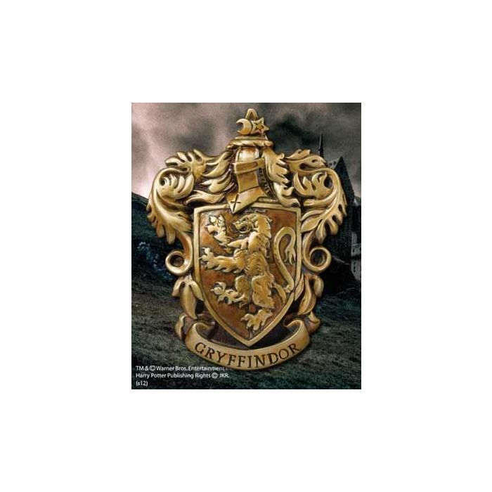 The Noble Collection Escudo de Pared Hogwarts Gryffindor de Resina 20x28cm - Harry Potter