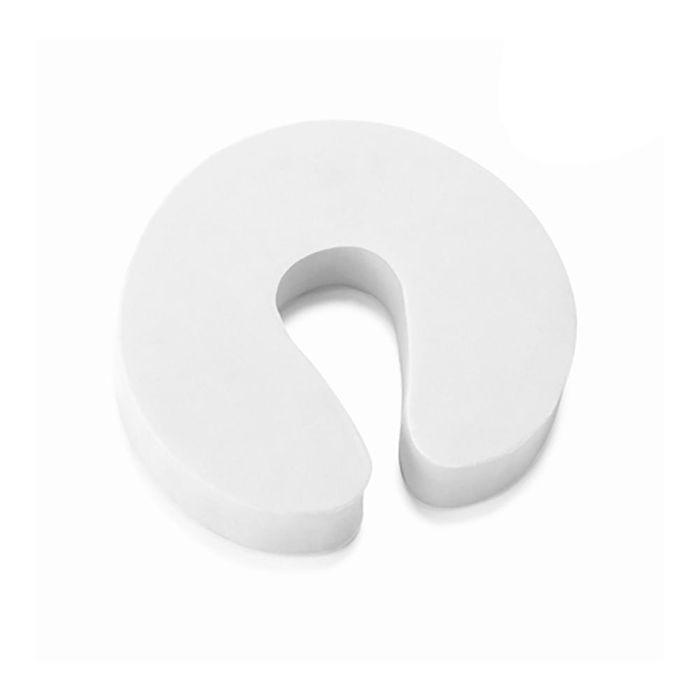 Inofix Tope salva dedos para puertas blanco 5200-2-001, caucho de espuma, 20x89x97 mm