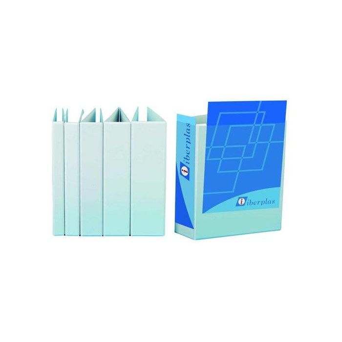 Carpeta Canguro Iberplas Pvc A4 2 An.Mixtas 65Mm Blanco