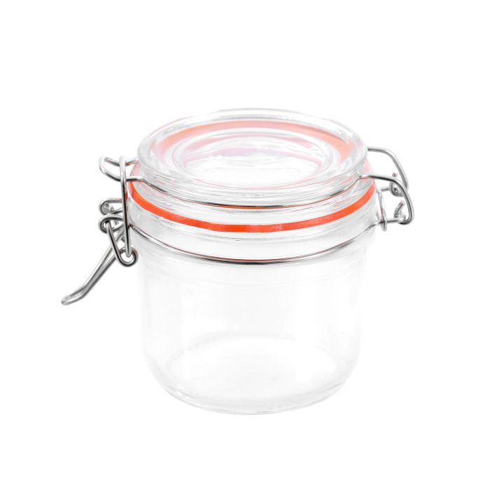 Tarro Hermético de Vidrio Clip 180 ml - La Mediterranea (36 Unidades) 10 Tarro Hermético de Vidrio Clip 180 ml - La Mediterranea (36 Unidades) 10