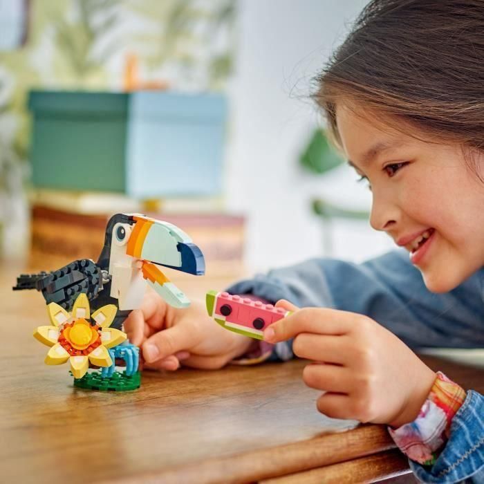 Lego Creator Juego de Construcción Fauna Salvaje: Tucán Tropical para Niños y Niñas de 7 Años o Más 3 Lego Creator Juego de Construcción Fauna Salvaje: Tucán Tropical para Niños y Niñas de 7 Años o Más 3