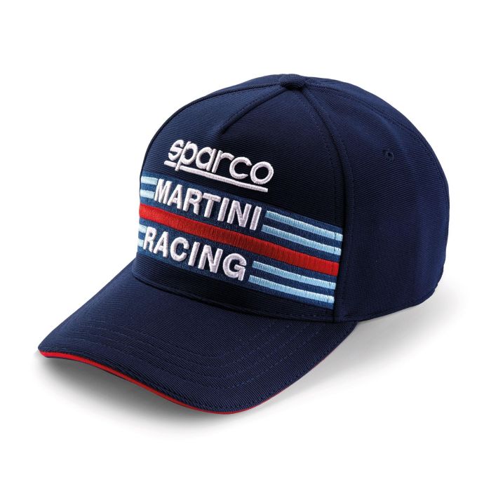 Sparco Gorra Visera Plana Martini-R Azul S01282BM