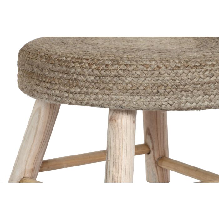 Reposapies Urban DKD Home Decor Marron Natural 50 x 30 x 50 cm 1 Reposapies Urban DKD Home Decor Marron Natural 50 x 30 x 50 cm 1