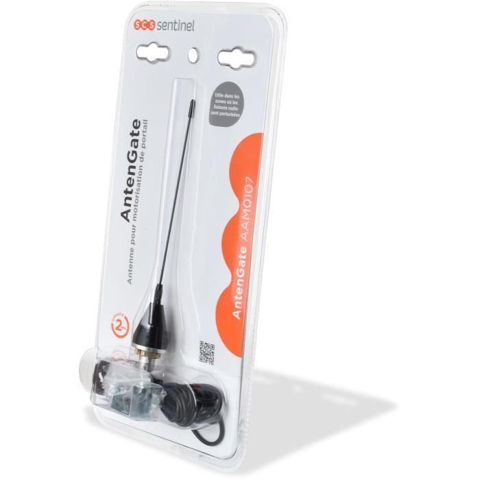 Scs Sentinel AntenGate Antena de Puerta IP66 para Automatismos - Alcance 200m, Frecuencia 433.92 MHz, Cable 3m 1