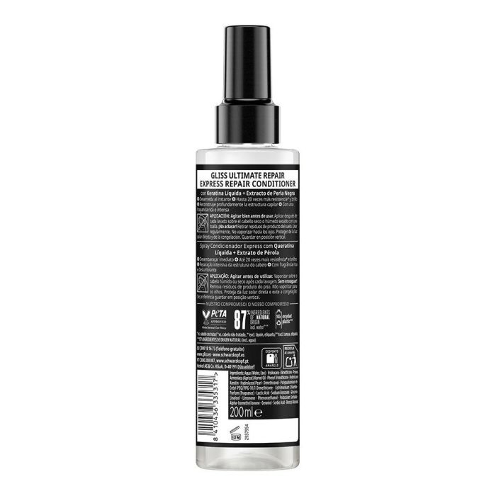 Gliss ultimate repair acondicionador spray 200 ml 1