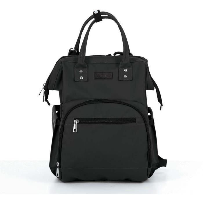 Bolso cambiador TINEO CLASSIC - Forma mochila - Impermeable - Negro Bolso cambiador TINEO CLASSIC - Forma mochila - Impermeable - Negro