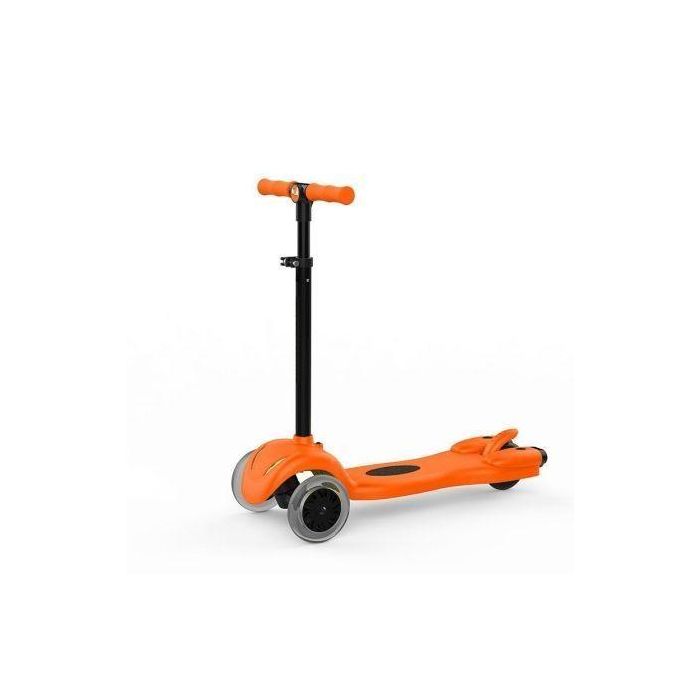 PATINETE INFANTIL LEOTEC CHILDREN SCOOTER ORANGE - REPRODUCCIÓN MP3 - RUEDAS CON LUCES LED - HUMO DE COLORES - BAT. 2200MAH - HASTA 50KG 1