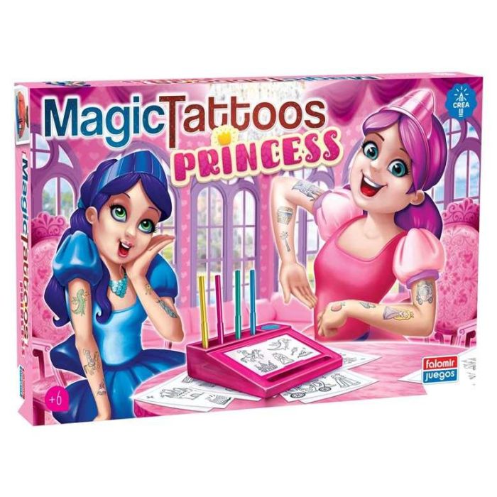 Juego De Mesa Falomir Tatuajes Magicos Princesas 1 Juego De Mesa Falomir Tatuajes Magicos Princesas 1