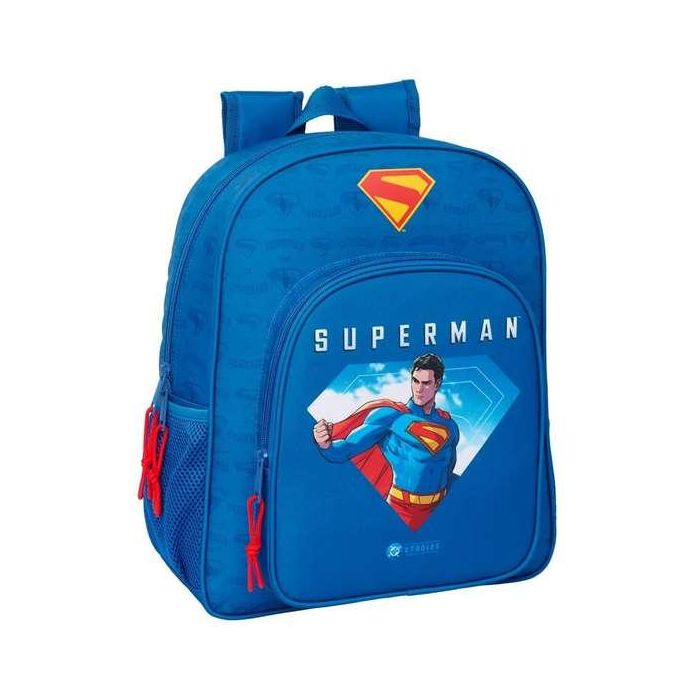 Mochila junior adapt.carro superman 32x38x12 cm 0 Mochila junior adapt.carro superman 32x38x12 cm 0