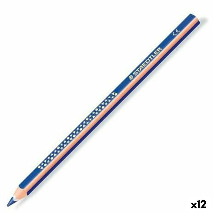 Lápiz Staedtler Jumbo Noris Azul Madera (12 Unidades) Lápiz Staedtler Jumbo Noris Azul Madera (12 Unidades)