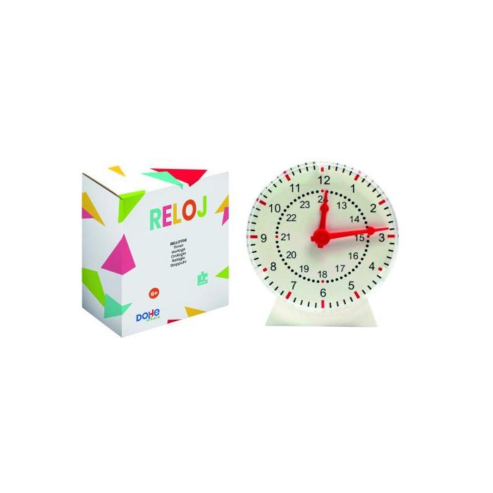 Dohe 1022 Reloj Analógico Educativo para Niños a Partir de 6 Años - Aprende a Medir el Tiempo