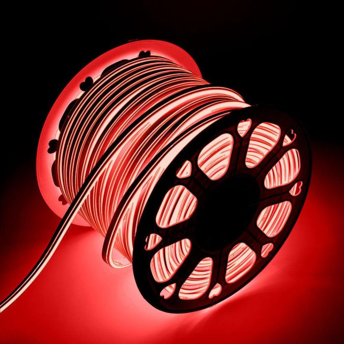 Tira LED Manguera "Neon Flex" 6W 6000ºK 220VAC 8x18mm Doble 120xSMD2835 6W/M x1M 40.000H  [HO-NSPVC8x16DOY220CW] 14