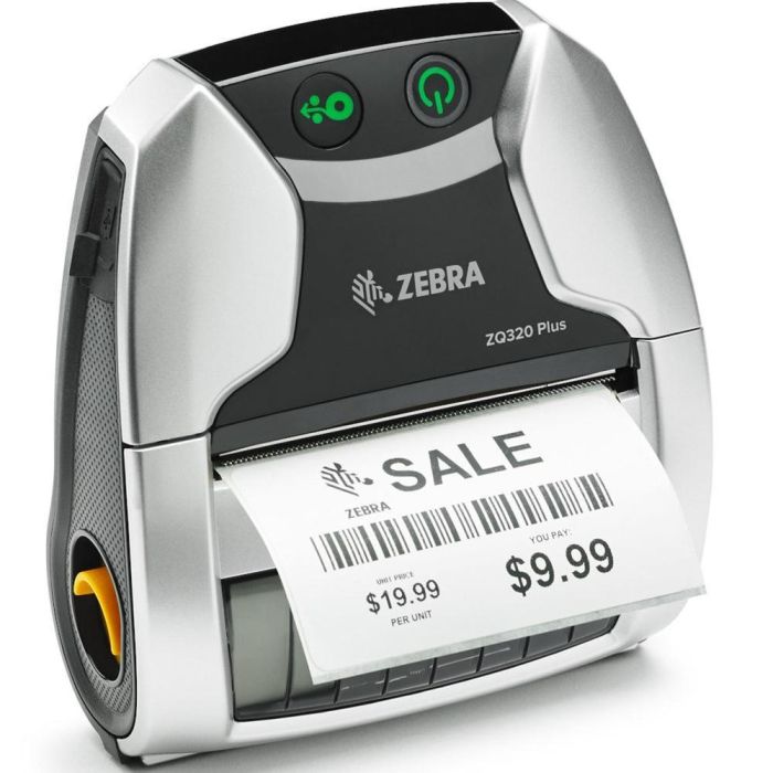 Zebra ZQ320 Plus Impresora Etiquetas Portátil Térmica Directa USB 203 dpi para Retail Logística