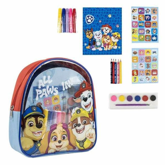 Mochila Infantil para Dibujar The Paw Patrol Rojo 22 x 23 x 7 cm Mochila Infantil para Dibujar The Paw Patrol Rojo 22 x 23 x 7 cm