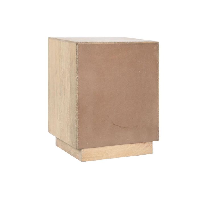 Mesita de Noche Home ESPRIT Natural Cristal Madera de mango 45 x 35 x 57 cm 3 Mesita de Noche Home ESPRIT Natural Cristal Madera de mango 45 x 35 x 57 cm 3