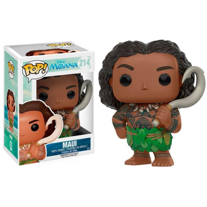 Funko Figura POP Vaiana Moana Maui de Vinilo 10cm