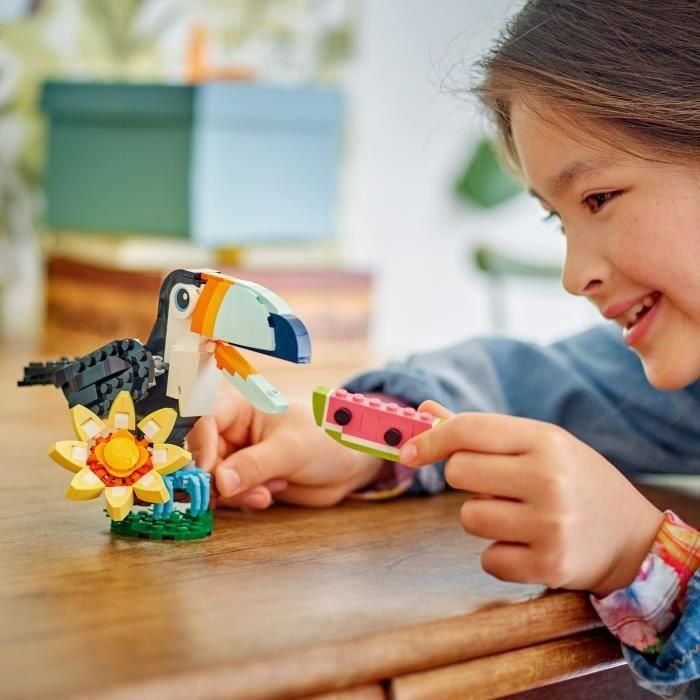 Lego Creator Juego de Construcción Fauna Salvaje: Tucán Tropical para Niños y Niñas de 7 Años o Más 4 Lego Creator Juego de Construcción Fauna Salvaje: Tucán Tropical para Niños y Niñas de 7 Años o Más 4