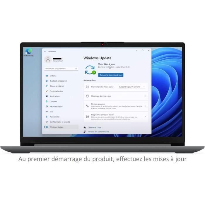 Portátil LENOVO IdeaPad 1 15IGL7 | Windows 11 - 15.6 FHD - Celeron N4500 - 8 GB de RAM - 256 GB de almacenamiento - AZERTY 1