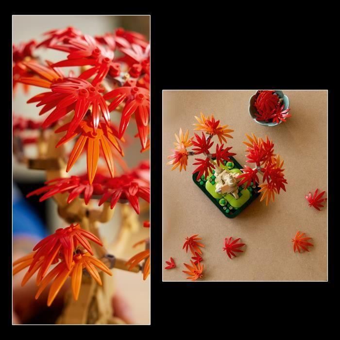 LEGO Bonsái de Arce Rojo Japonés Kit de Construcción para Adultos 474 Piezas Colección Botanicals Decoración Hogar Oficina Planta Eterna 3 LEGO Bonsái de Arce Rojo Japonés Kit de Construcción para Adultos 474 Piezas Colección Botanicals Decoración Hogar Oficina Planta Eterna 3