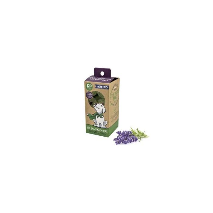 Nayeco Bolsas Higiénicas de Lavanda, Caja de 8 Rollos