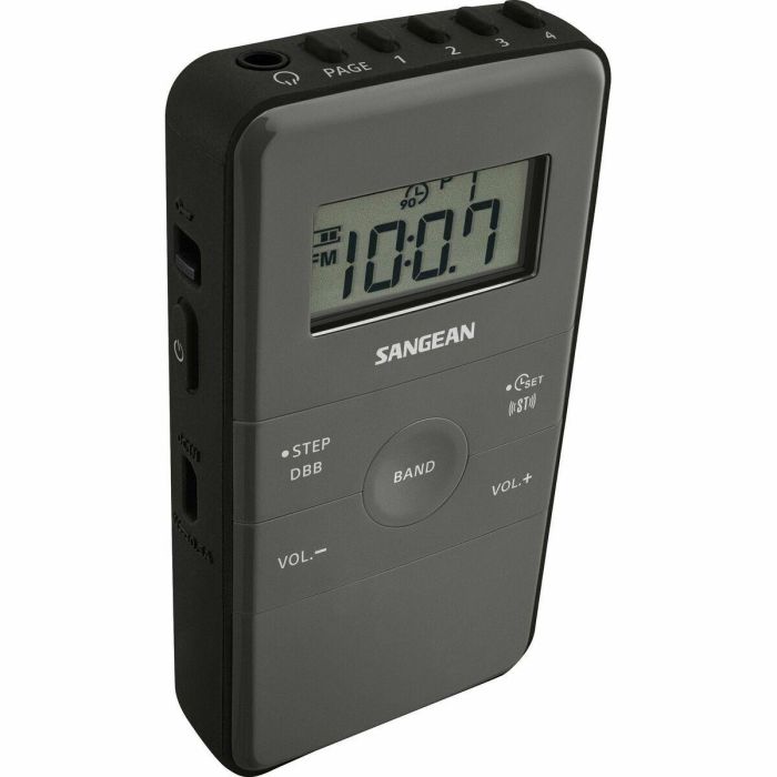 Radio Portátil Sangean DT-140 Negro AM/FM 7 Radio Portátil Sangean DT-140 Negro AM/FM 7