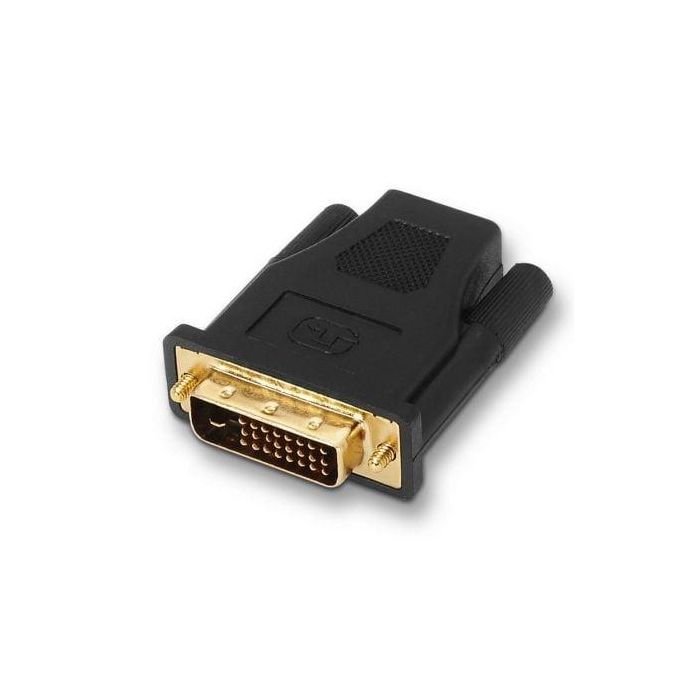 Aisens Adaptador DVI a HDMI, DVI 24+1 Macho a HDMI A Hembra, Blindado en Oro 24K Aisens Adaptador DVI a HDMI, DVI 24+1 Macho a HDMI A Hembra, Blindado en Oro 24K