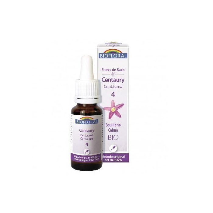 Flor De Bach 4 - Centaury 20 Ml Bio Flor De Bach 4 - Centaury 20 Ml Bio