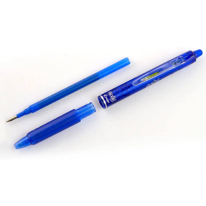 Pilot Boligrafo Frixion Clicker Borrable Punta Media 0,7 mm Azul en Blister