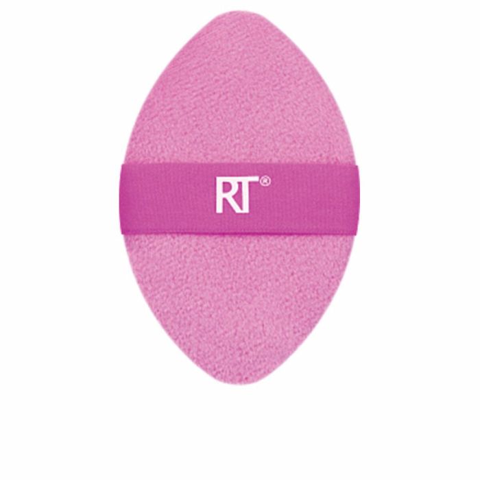 Real Techniques MIRACLE 2 IN 1 powder puff - Esponja Borla Doble Maquillaje Profesional para Aplicar Polvos y Cremas, Efecto Filtro, 1 unidad