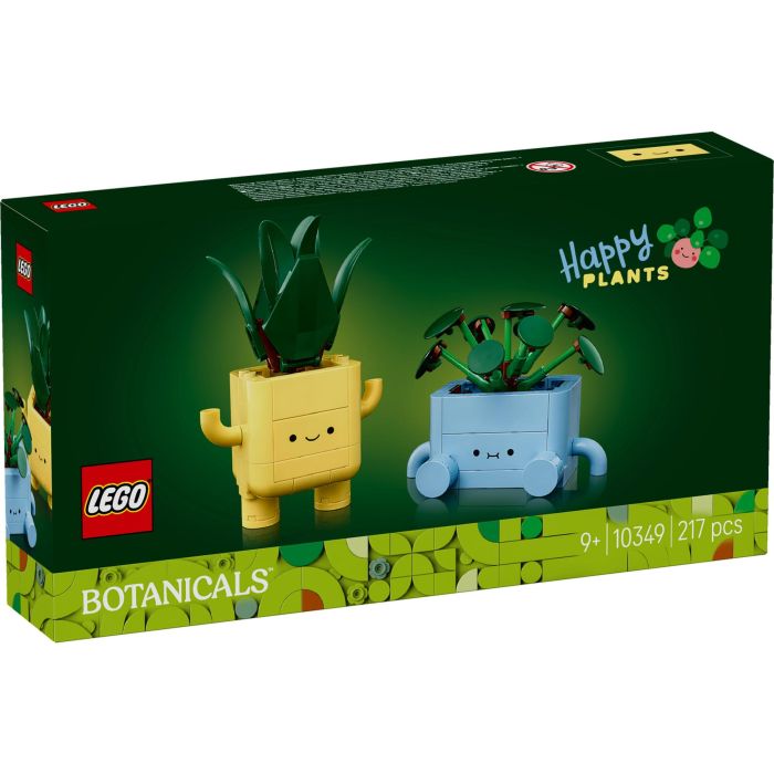 LEGO 10349 Botanicals Plantas Felices Set de Construcción - Drácena y Pilea con Macetas Intercambiables para Decoración 13