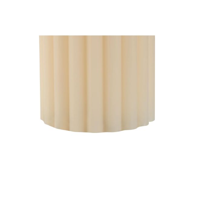 DKD Home Decor Vela Scandi Crema de Cera Natural 450gr, 80 Horas de Duración, 7x7x15 cm (Pack 12 Unidades) 1
