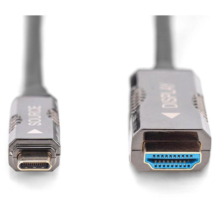 DIGITUS 4K USB Typ - C auf HDMI AOC Adapterkabel. 15.0m 1