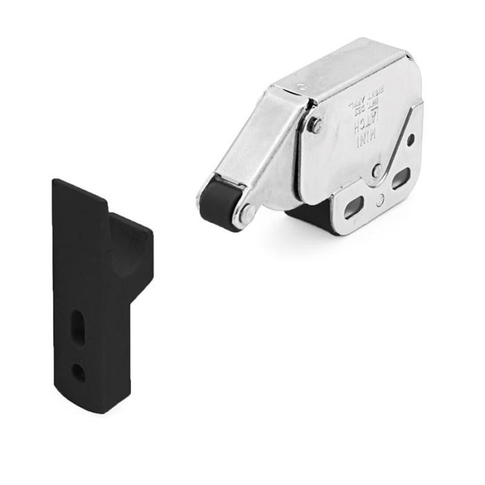 Vaiven Resorte Mini Latch Negro 188 Herrajes Alk Vaiven Resorte Mini Latch Negro 188 Herrajes Alk