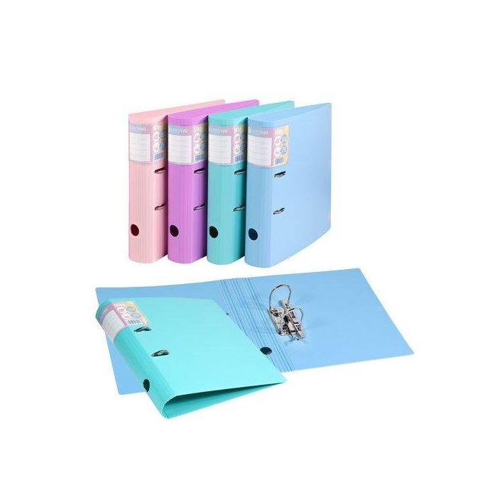 Archivador Palanca Carchivo Soft Pp Foam Rado A4 65Mm Surtido (5 Col.) 10 unidades
