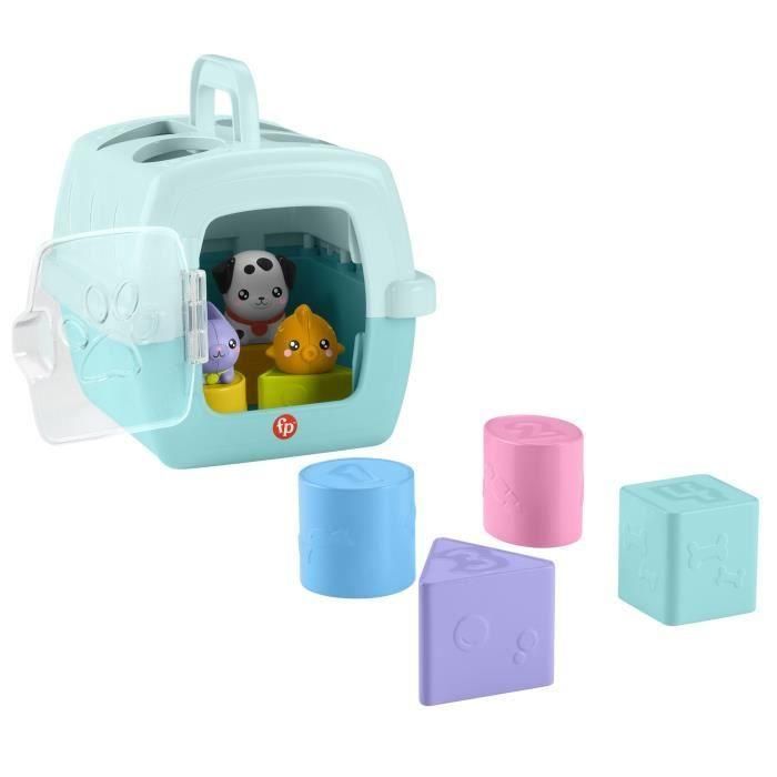Fisher-Price Portamascotas Pet Pals apilables y encajables de juguete para bebés a partir de 4 meses 2