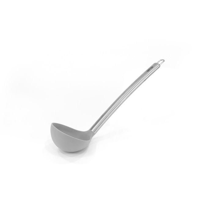 Cucharón de silicona con mango de acero Quttin (24 Unidades) 4 Cucharón de silicona con mango de acero Quttin (24 Unidades) 4