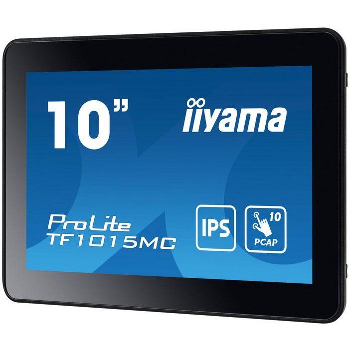 iiyama TF1015MC-B3 Monitor Táctil 10.1" HD (1280x800) IPS Multi-Touch HDMI DP USB Negro 7