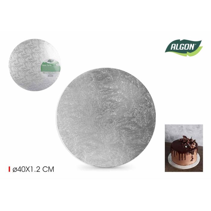 Algon Tabla para Tartas Redonda 40 cm (12 Unidades) Algon Tabla para Tartas Redonda 40 cm (12 Unidades)