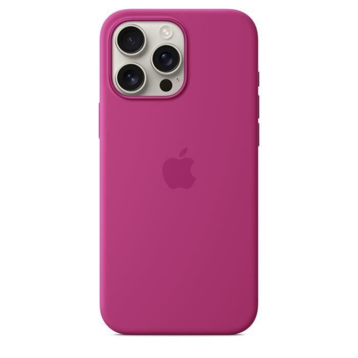 Apple Funda de Silicona con MagSafe Fucsia para iPhone 16 Pro Max 1