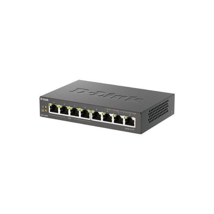 D-LINK DGS-1008P Switch Gigabit 8 Puertos PoE 30W D-LINK DGS-1008P Switch Gigabit 8 Puertos PoE 30W