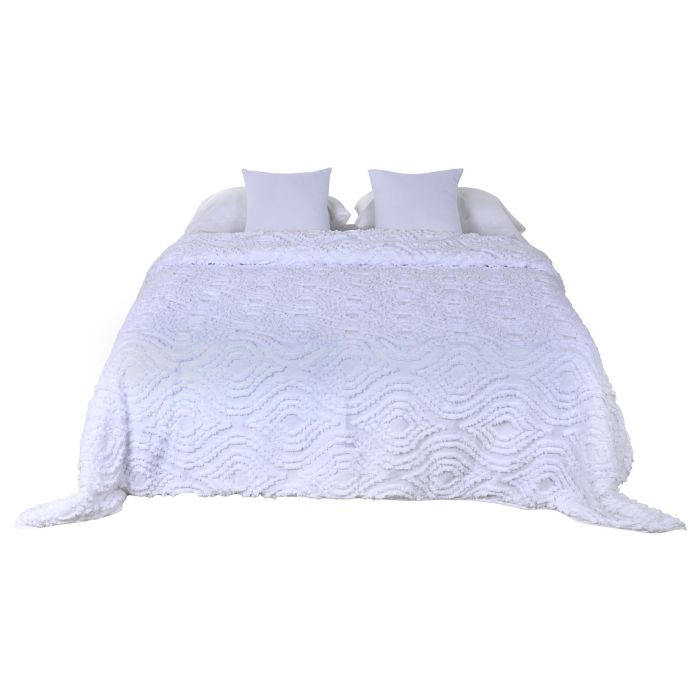 Colcha Boho DKD Home Decor Blanco 260 x 240 cm 3 Colcha Boho DKD Home Decor Blanco 260 x 240 cm 3